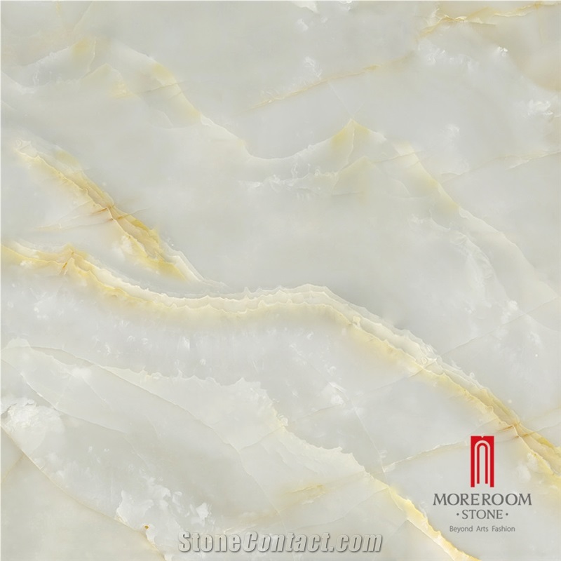 Snow White Onyx Look Pocelain Tiles,Marble Tiles with Natural Veins