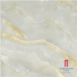 Snow White Onyx Look Pocelain Tiles,Marble Tiles with Natural Veins