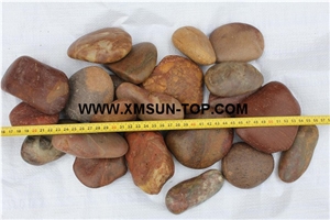 Amber River Stone&Pebbles with Different Size/Mixed Pebble Stone/Round Pebbles/Pebble for Landscaping Decoration/Wall Cladding Pebble/Flooring Paving Pebble/Ordinary Polished Pebbles/High Quality