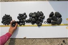 Black River Stone&Pebbles with Different Size/Mixed Pebble Stone/Round Pebbles/Pebble for Landscaping Decoration/Wall Cladding Pebble/Flooring Paving Pebble/Ordinary Polished Pebbles/High Quality