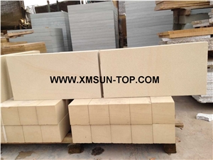 Bush Hammered Yellow Sandstone Tiles & Customized&Cut to Size/Light Yellow Sandstone Wall Tile&Floor Tile/Sandstone Flooring&Floor Covering/Sand Stone for Wall Covering&Wall Cladding(60*30*4cm)