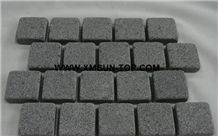 G654 Granite Cube Stone/China Nero Impala Granite on Mesh/Dark Barry Grey Granite Net Paste/Flake Grey Granite on Net/Granite Paving Sets/Courtyard Road Pavers/Garden Stepping Pavements/Walkway Pavers
