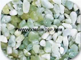 Green Pebbles with Different Size(Machine Cutting)/Green Pebbles/Round Pebbles/Pebble for Landscaping Decoration/Wall Cladding Pebble/Flooring Paving Pebble