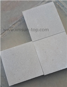 Honed White Sandstone Cube Stone/ Pure White Sandstone Cobble Stone/Snow White Sandstone Paving Sets/Natural Stone Floor Covering/Courtyard Road Pavers/Landcaping Stone