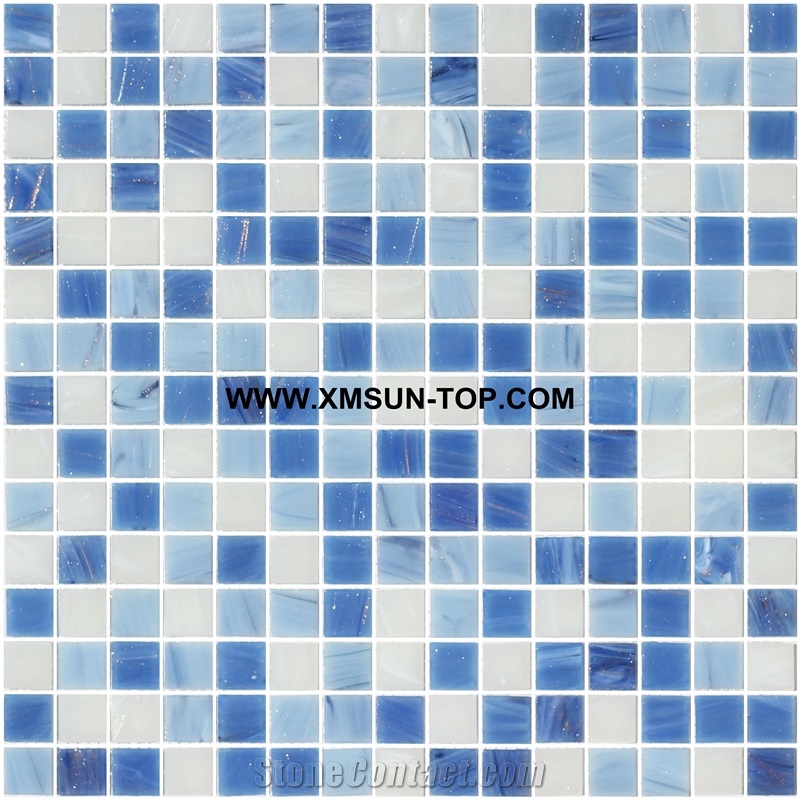 Multicolor Glass Mosaic/Square Glass Mosaic/Mosaic Pattern/Floor Mosaic/Wall Mosaic/Polished Mosaic//Interior Decoration/Customized Mosaic Tile/Mosaic Tile for Bathroom&Kitchen&Hotel Decoration