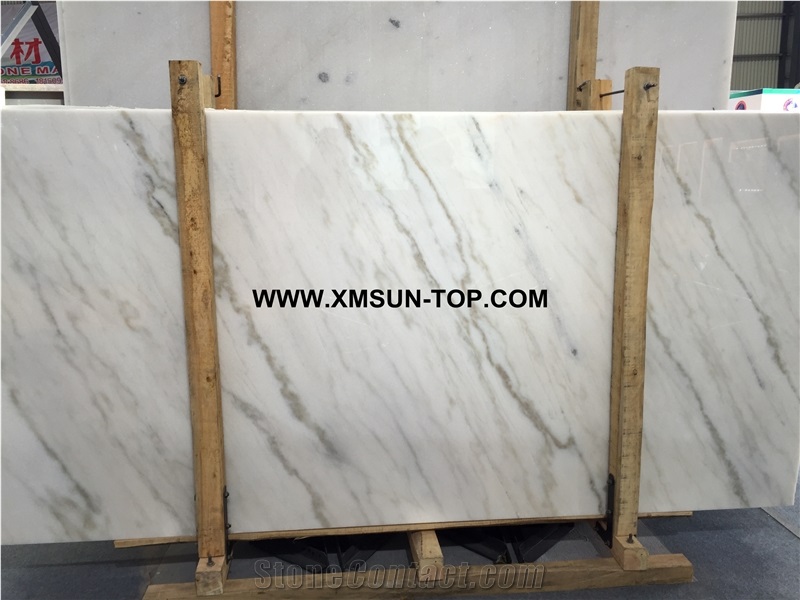 Polished Guangxi White Marble Tiles&Slab/China Carrara White Marble Slabs/Guangxi Bai Marble Floor Tiles/White Guangxi Marble Wall Tiles/White Marble for Floor Covering&Wall Cladding
