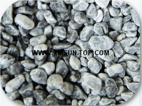 Smoky Gray Pebbles with Different Size(Machine Cutting)/Grey Pebbles/Round Pebbles/Pebble for Landscaping Decoration/Wall Cladding Pebble/Flooring Paving Pebble