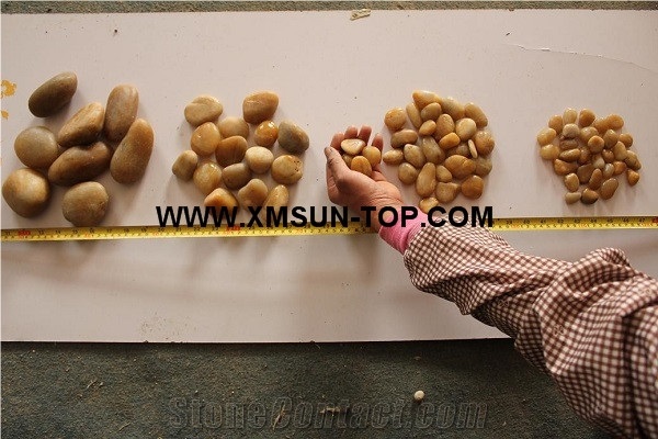 Yellow River Stone&Pebbles with Different Size/Mixed Pebble Stone/Round Pebbles/Pebble for Landscaping Decoration/Wall Cladding Pebble/Flooring Paving Pebble/Ordinary Polished Pebbles/High Quality