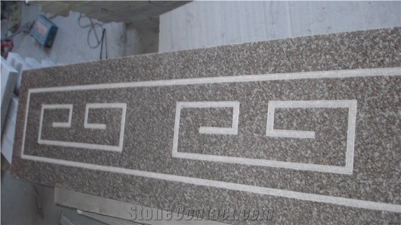 Best Selling China Natural Pink G664 Granite Handrail for Project,G664 Granite Balustrade, Bainbrook Peach Granite Balustrade, Granite Balustrade & Railing,High Quality Carved Balustrade