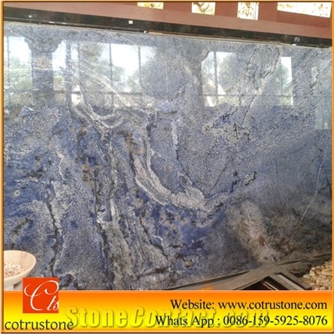 Blue Sodalite / Bolivia Granite Tile & Slab Brazil Polished Granite Tiles & Slabs,New Production Inka Blue,Royal Blue,Sodalite Royal Blue,Royal Azul