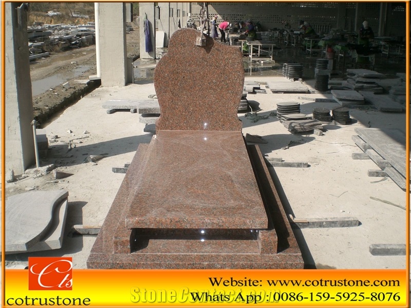 Cheap Chinese Granite G562 Maple Red,G562 Granite,Chinese Capao Bonito/G562 Granite Monument,China Crowm Red Monument & Tombstone,G562 Tombstone