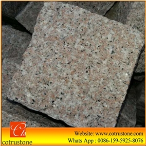 Cheap Pink Granite Cube G663, Granite Cubes 10x10x5 Paving Stone Pink, Chinese Natural Granite G663 Cube Stone,Pink Granite Paver Stone, Natural Granite G663 Cube Stone,G663 Cobble, Curbstone, Road Ed