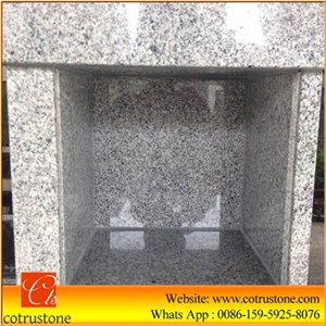 China Cheap G603 Light Grey Granite Columbarium,Cemetery Cremation Columbarium Design for Urns,China G603 Granite Cremation Columbarium