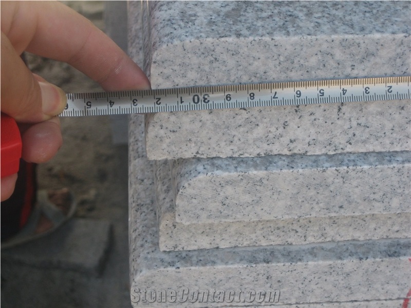 G601 Granite,China Grey Granite Steps,China Natural Stone Polished G601 Grey Granite Pavings Stair, Sills, Floor and Wall Cladding Skirting, Exterior Interior Decoration