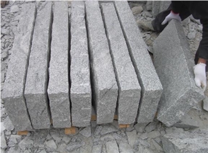 G603 Grey Granite Road Stone,G603 Light Grey Granite Bushhammered Wall Stones Side Stone,Cheap Prices,New G603 Road Stone, Chinese Granite Tils