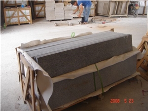 G614 Stone Steps for Stairs, G614 Grey Granite Stairs，China Grey Granite Outdoor Steps Staircase with Anti-Slide, Indoor Deck Stair, Building Stones Stair Treads, Stair Riser，Cheap Price,G614 Granite