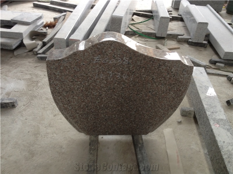 G635 Granite Tombstone Monuments,New G635 Granite Monument, Polished Tombstone, Pink Headstone from Our New Pink Rose Quarry,G635 Granite Tombstones, China Pink Granite Monuments