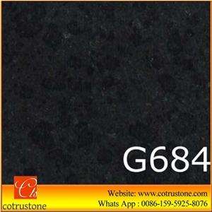 G684 Black Granite/Black Pearl Flamed/Tile/Slabs,G684 Flamed Black Pearl Granite China Black Granite Tiles & Slabs,G684/ Fuding Black/ Black Pearl/ Tiles/ Walling/ Flooring