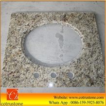 Giallo Ornamental Yellow Granite Buliding Material in China Stone Market for Vanity Tops,2017 High Quality Giallo Ornamental Granite Countertops Natural Durable Stone Interior, Exterior Custom,Giallo