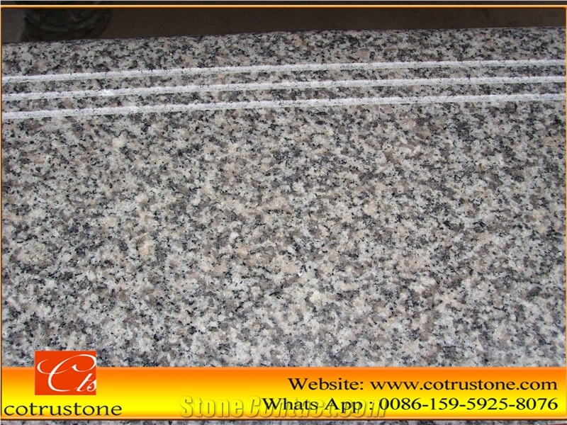 High Polished G623 Granite Step(Low Price),G623 Granite Stairs & Steps, Grey Granite Staircase,Polished G623 Granite Steps
