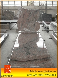 Illusion Red Granite Monument & Tombstone,Spain Illusion Red Granite Monument & Tombstone,Polished Natural Granite,Good Quality Own Factory for Cheap Price