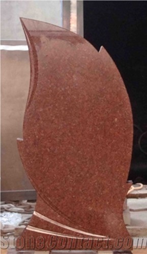 Indian Red Granite Tombstone, Red Granite Monument & Tombstone for Project,India Red Granite Engraved Monument