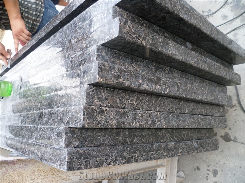 Marron Imperial Granite,Imperial Coffee Granite Tiles & Slabs , Imperial Brown Granite/Cafe Imperial Granite/Brazil Brown Grainte