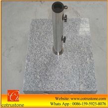 New G602 Natural Grey Stone Base,Granite Base,G602 Grey Granite Umbrella Base,China Grey Granite Other Landscaping,G602 Granite Stand,Portable Stone Base,Sell Umbrella Seat,Granite Umbrella Base