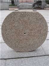 New G682 Natural Yellow Stone Base,Granite Base,G682 Yellow Granite Umbrella Base,China Yellow Granite Other Landscaping,G682 Granite Stand,Portable Stone Base,Sell Umbrella Seat,Granite Umbrella Base