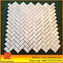 White Marble Mosaic/Italian Bianco Carrara Marble Mosaic,Marble Mosaic Tile 15*15*8, Marble Mosaic Tile 15*15*4, White Marble Mosaic Tile,Cararra White Marble Polish Mosaic Tiles for Interior Home