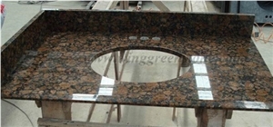 Baltic Brown Granite Countertop ,Customized Project, Beautiful Brown Granite Kitchen Countertops
