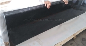 Black Galaxy Granite Kitchen Countertops, Customized Countertop, High Polished Bench Top