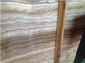 Wooden Grain Onyx Slab& Tile, Floors and Tile