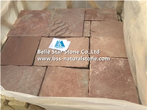 Red Sandstone Wall Tiles,Sandstone Retaining Wall,Red Stone Cladding,Landscaping Wall Facade Stone,Red Sandstone Back Splash,Red Sandstone Tiles,Outdoor Wall Covering,Natural Stone Wall Tiles