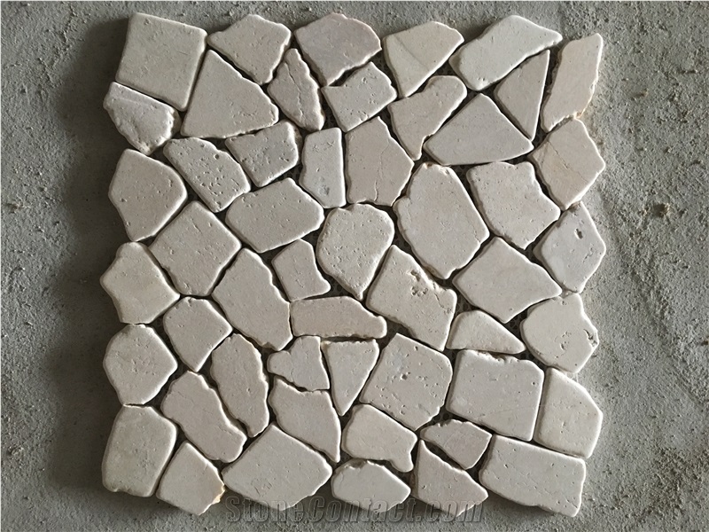 Multic Color China Natural Stone Grey Carrara White Crystal Marble Polished 48*48mm Mosaic Tiles for Wall,Bathroom