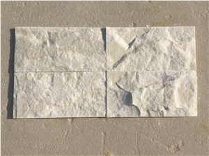 Natural Stone White Quartzite Tile,White Quartzite Split Tile