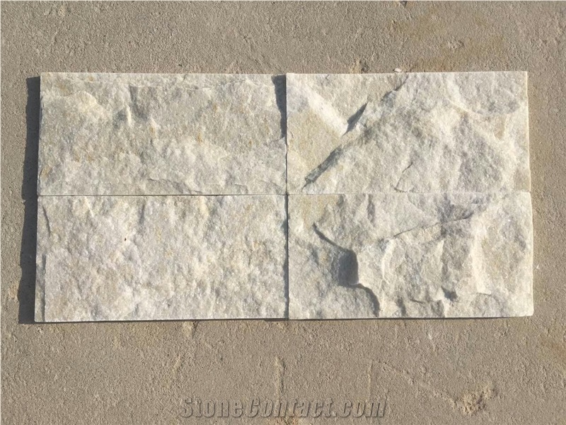 Natural Wall Decorative Stone White Quartzite
