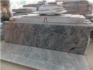 Cheap Chinese Multicolor Red Granite Polished Slabs Tiles