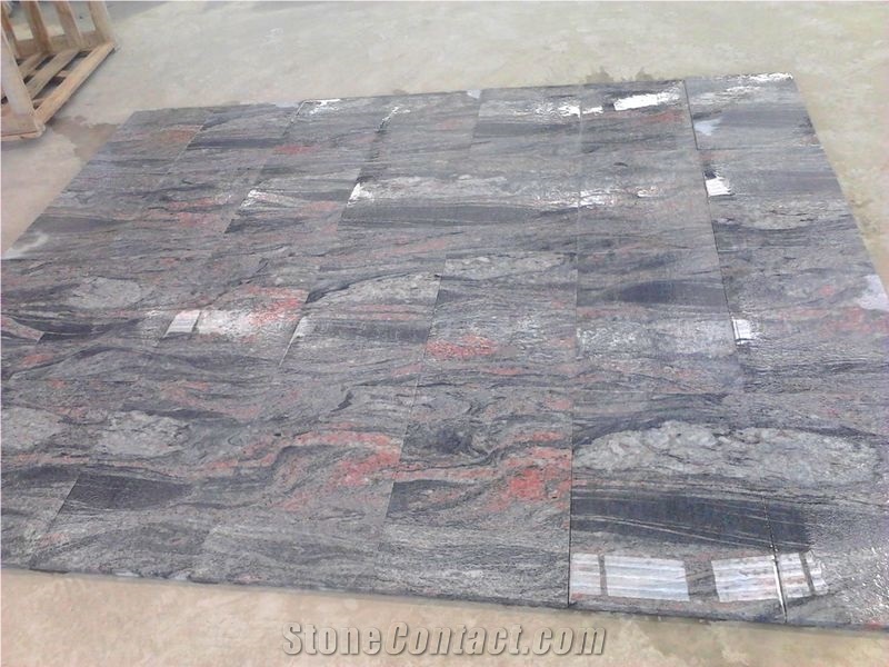 Chinese Cheap Multicolor Red Granite Indoor Floor, Cut to Size