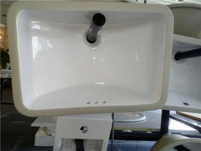 Undermount Ceramic Square Sink