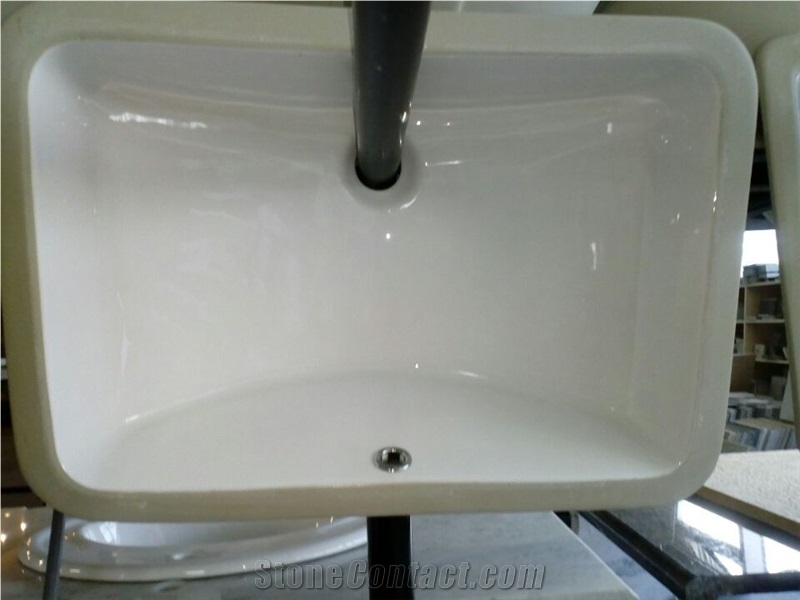 Undermount Ceramic Square Sink