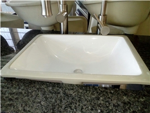 Undermount Ceramic Square Sink