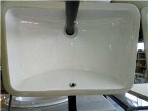 Undermount Ceramic Square Sink