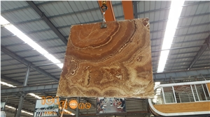 China Brown Popular Onyx, Coffee Onyx, Onyx Tilles, Onyx Wall Tiles, Onyx Covering, Onyx French Pattern