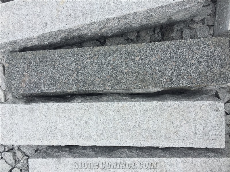 G341 Sesame Grey Shandong Grey Granite Wall Stone Split Face