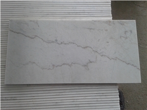 China Natural Stone Surface Polished Guangxi White Marble Tiles with Black Viens for Floor Covering Tiles/Marble Wall Covering Tiles/Wall Cladding /Marble Skirting,Pure White Marble Tiles & Slabs