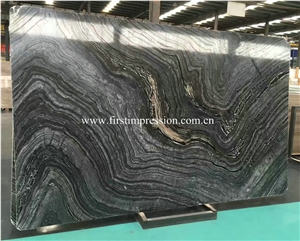 Ancient Wood Grain Marble/Silver Wave Slabs & Tiles/Black Wooden Marble/Black Wood Marble/Antique Black Marble/Ancient Wood Grain Marble