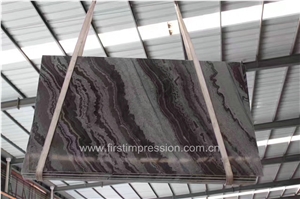 Cordillera Grey Brown Slab /Cordillera Slab /Brown Wave Marble Slab /Hot Sale Marble Slab & Wall Panel