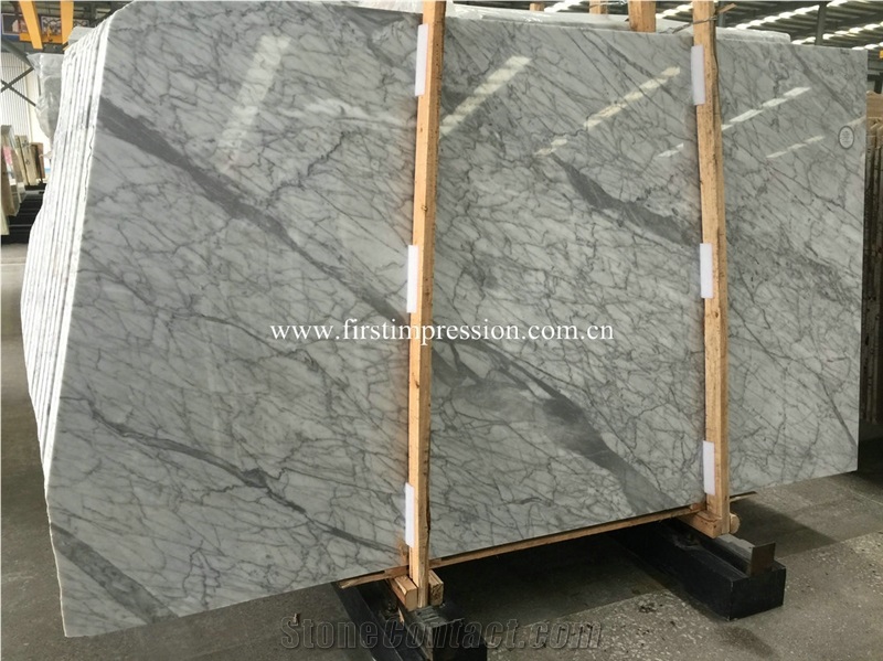 High Quality&Best Price Statuario White Marble Slabs/Italy White Marble Slabs/ Italy Statuario Venato/Statuario White Marble for Countertops/Wall Tiles/Flooring Tiles/Bathroom Tiles/Book Matched Slab