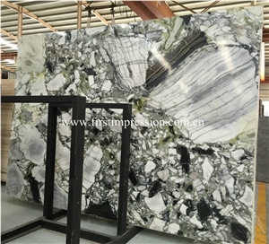 New Polished China Ice Connect Marble/White Beauty/Ice Green/China Green Marble/Green Marble Slabs& Tiles/Polished Green Marble/Floor Marble/Wall Marble Covering Tiles